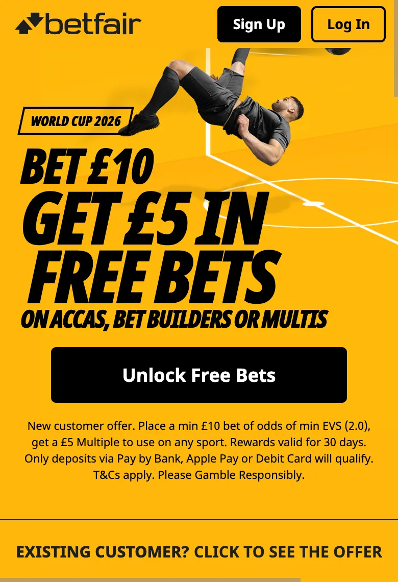 Betfair Sign Up Offer