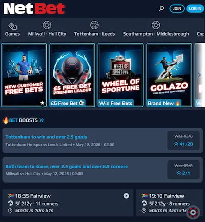 Best betting sites UK: Netbet